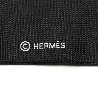 Hermes Silk Tea Time Twilly Black Rouge Multicolor 3 of 4