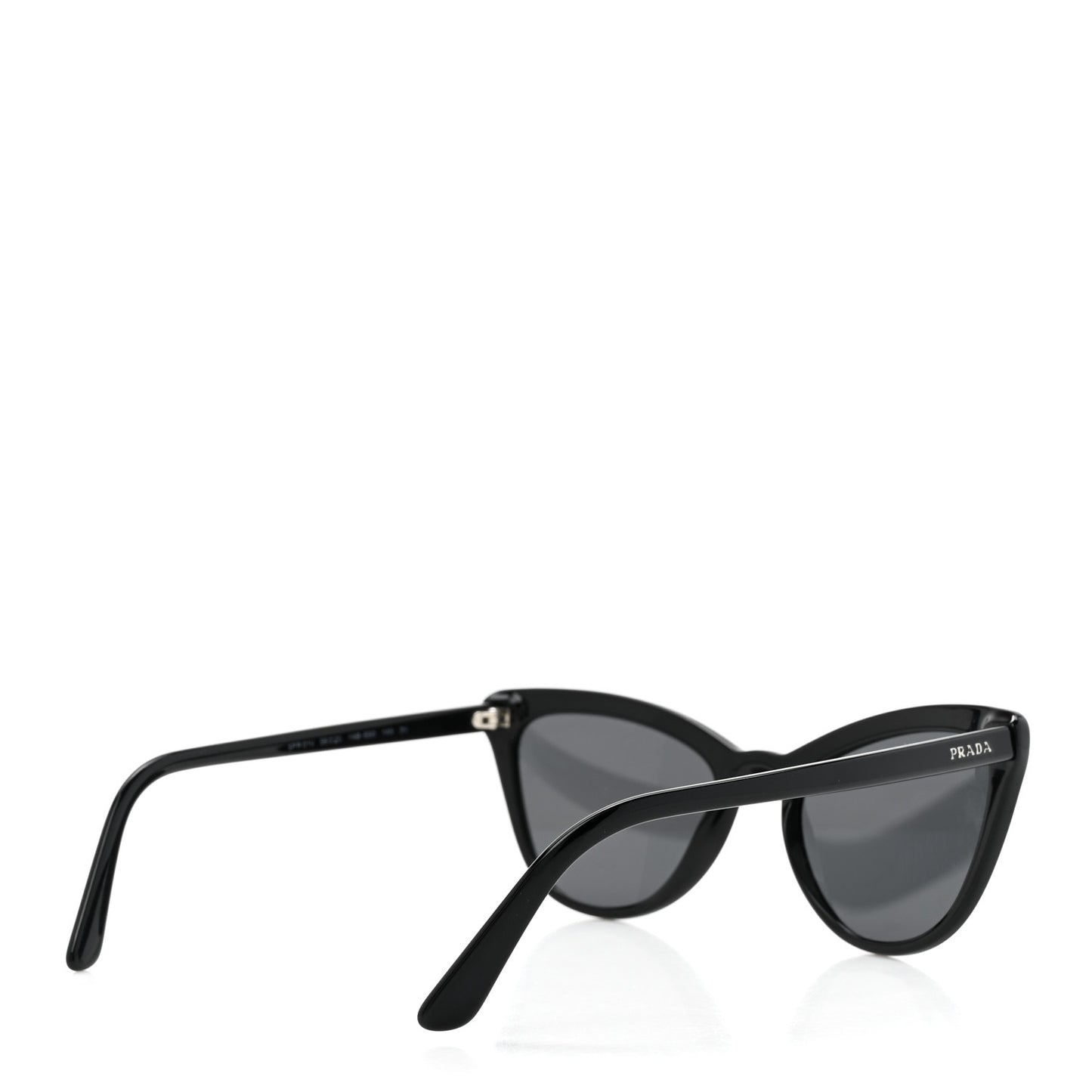 Acetate Cat Eye Sunglasses SPR 01V Black