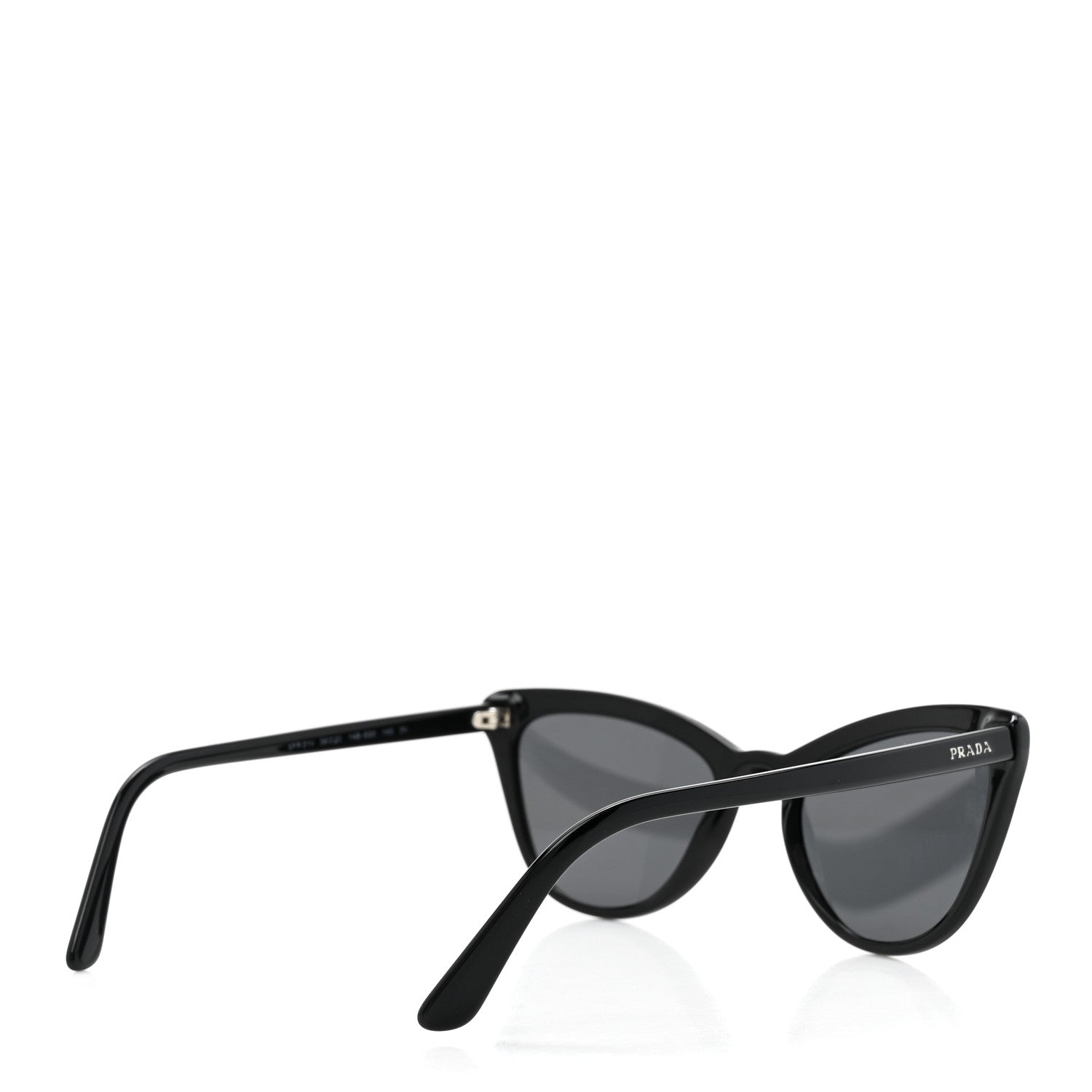 Prada Acetate Cat Eye Sunglasses SPR 01V Black 4 of 7