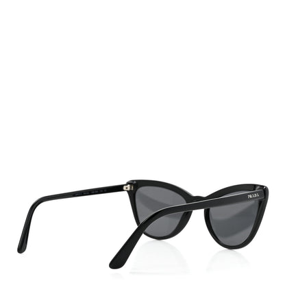 Prada Acetate Cat Eye Sunglasses SPR 01V Black 4 of 7