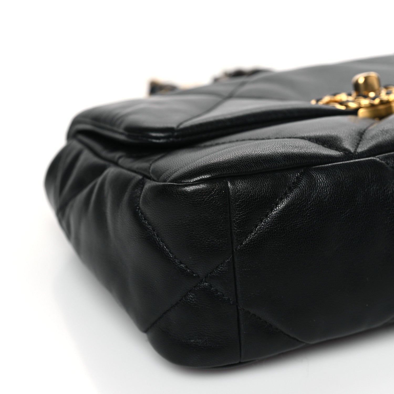Chanel Lambskin Quilted Medium Chanel 19 Flap Black 8 of 10
