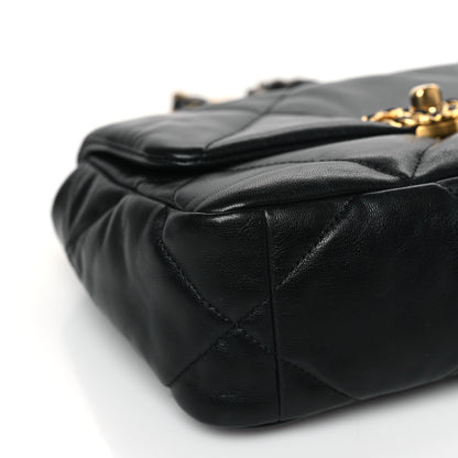 Chanel Lambskin Quilted Medium Chanel 19 Flap Black 8 of 10
