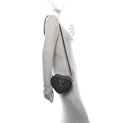 Louis Vuitton Calfskin New Wave Heart Bag Black 2 of 12