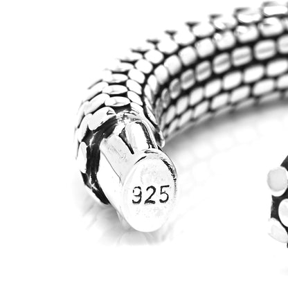 John Hardy Sterling Silver 10mm Dot Bangle Bracelet 5 of 5