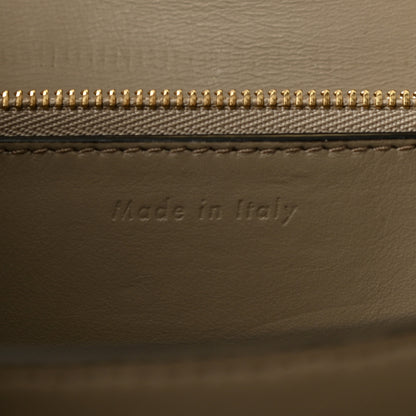Celine Spazzolato Calfskin Medium Classic Box Flap Bag Quartz 7 of 10