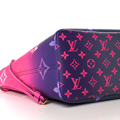 Louis Vuitton Monogram Giant Spring In The City Neverfull MM Midnight Fuchsia 10 of 11