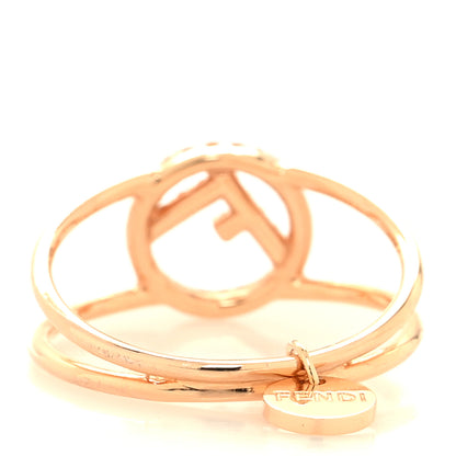 Fendi Metal Crystal F is Fendi Ring L Rose Gold 3 of 5