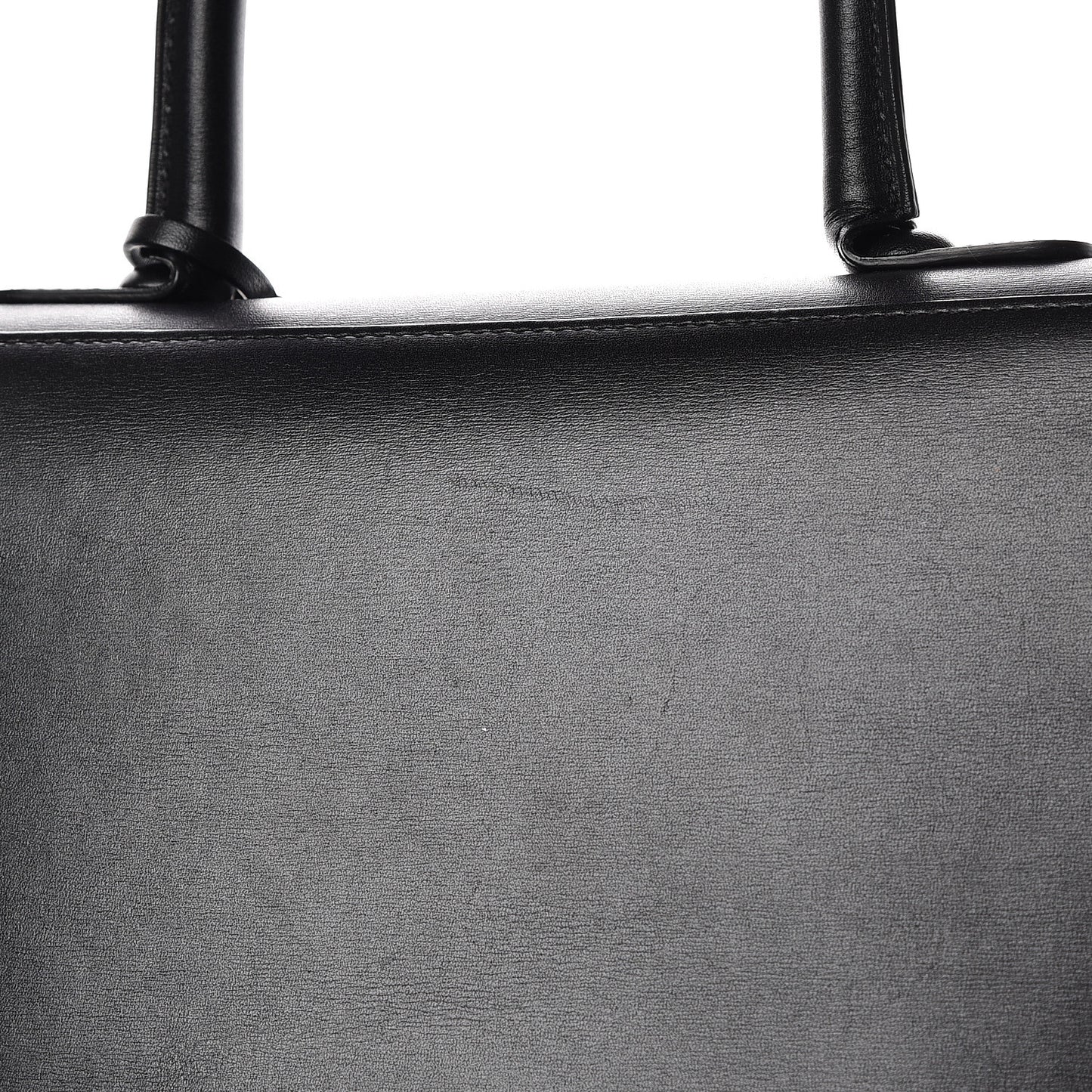 Calfskin MM L'Humour Brillant Satchel Black