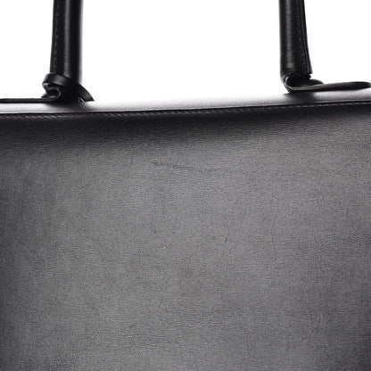 Delvaux Calfskin MM L'Humour Brillant Satchel Black 14 of 15