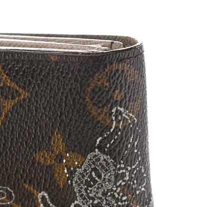 Louis Vuitton Monogram Dentelle Sarah Wallet Silver 12 of 13