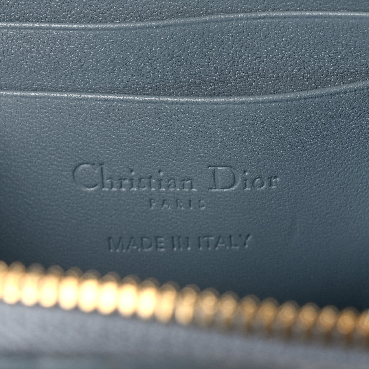 Christian Dior Lambskin Cannage Lady Dior Phone Holder Cloud Blue 5 of 9