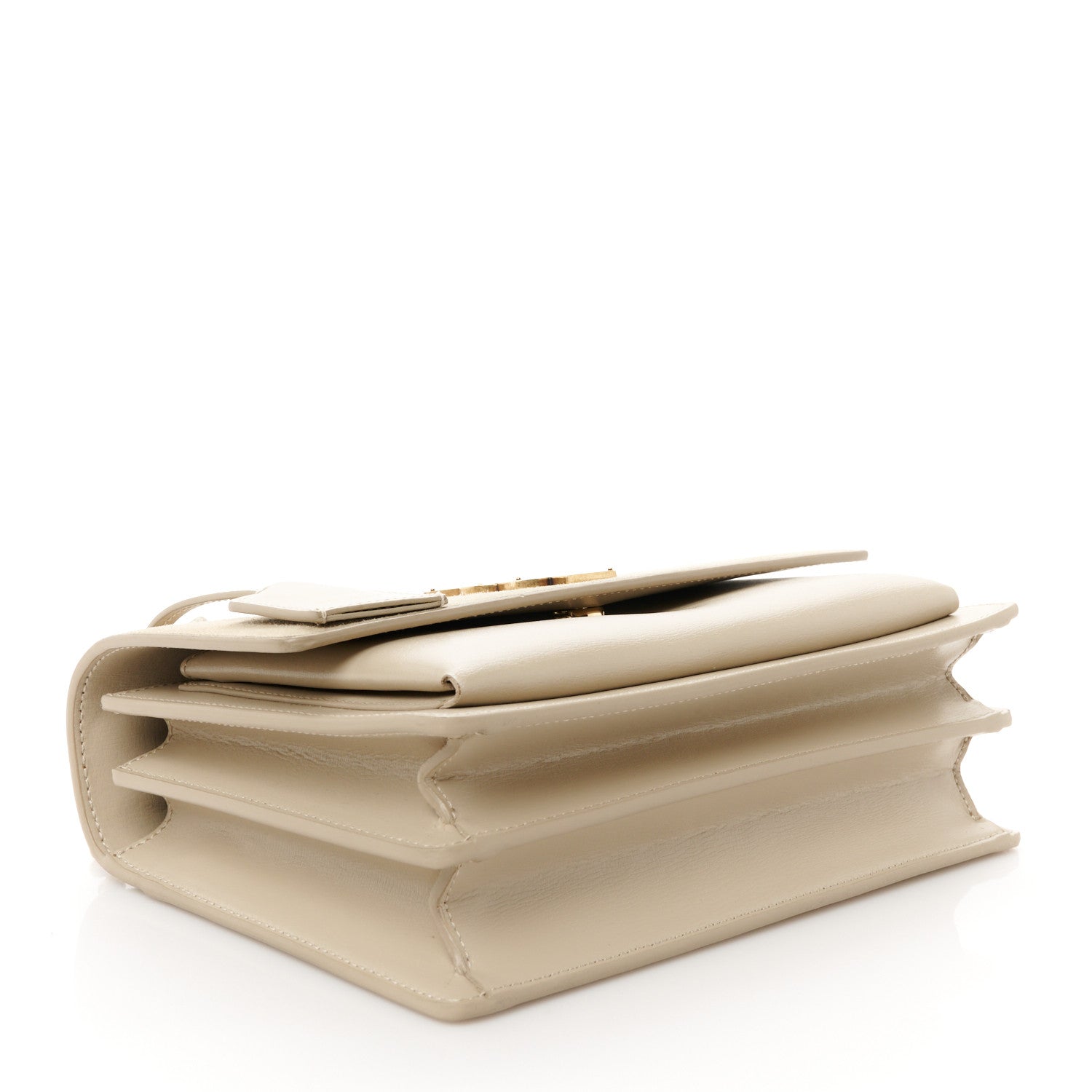 Saint Laurent Suede Calfskin Medium Monogram Sunset Beige 4 of 12