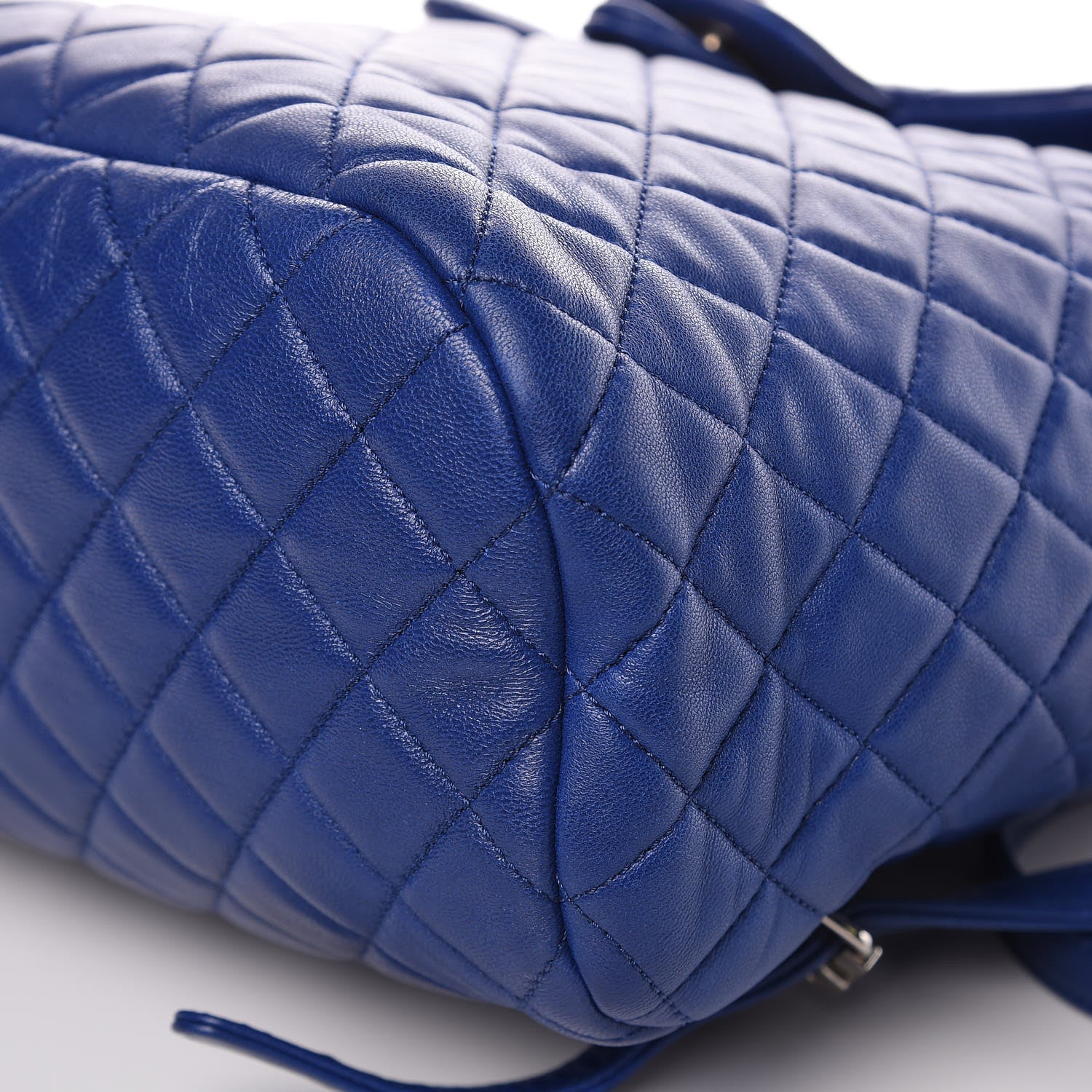 Chanel Lambskin Quilted Large Urban Spirit Backpack Blue 9 of 17