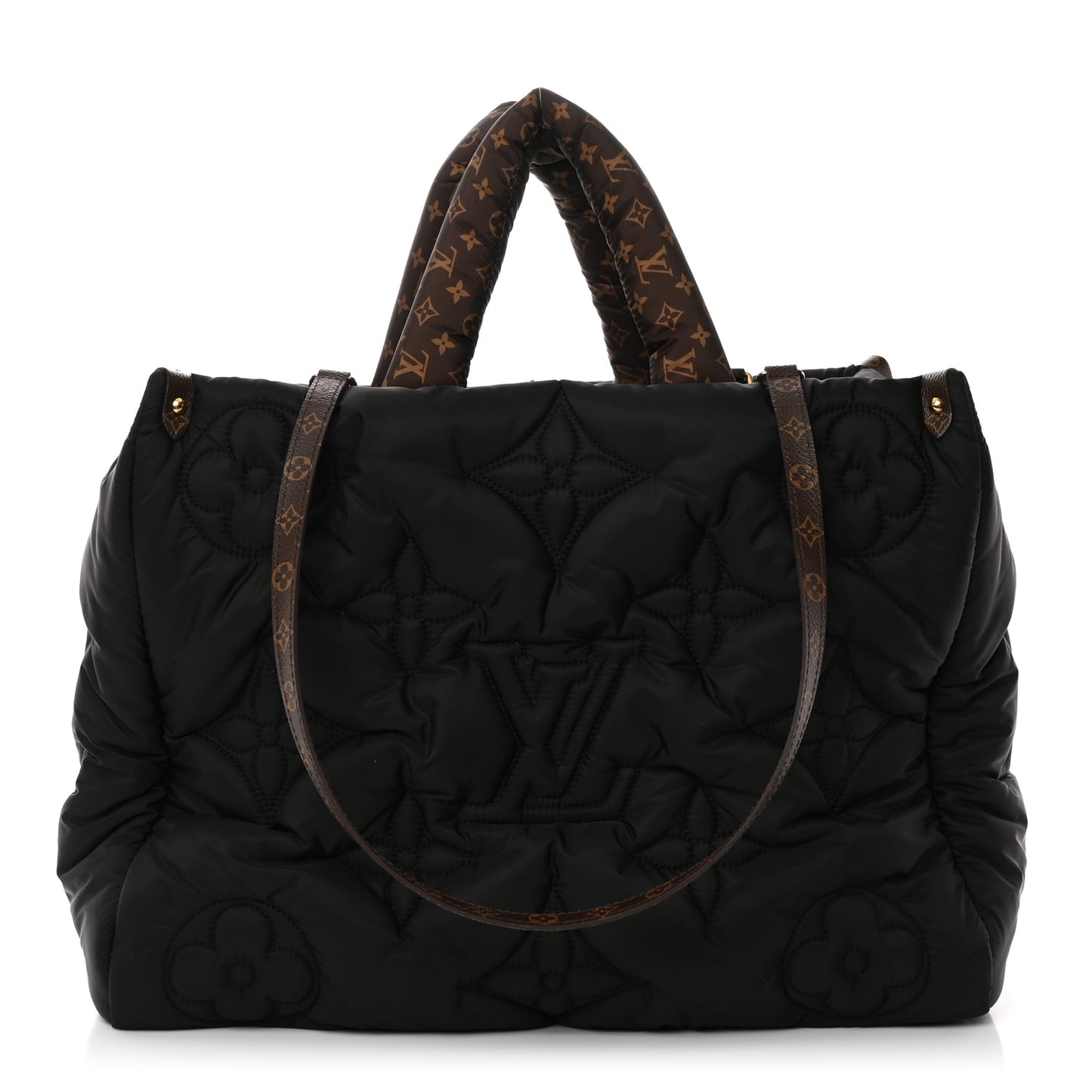 Econyl Monogram Pillow Giant Onthego GM Black