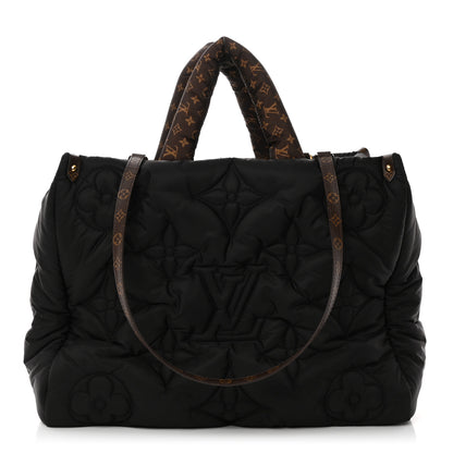 Louis Vuitton Econyl Monogram Pillow Giant Onthego GM Black 1 of 9