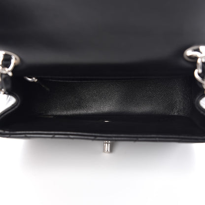 Chanel Lambskin Quilted Mini Square Flap Black 5 of 8