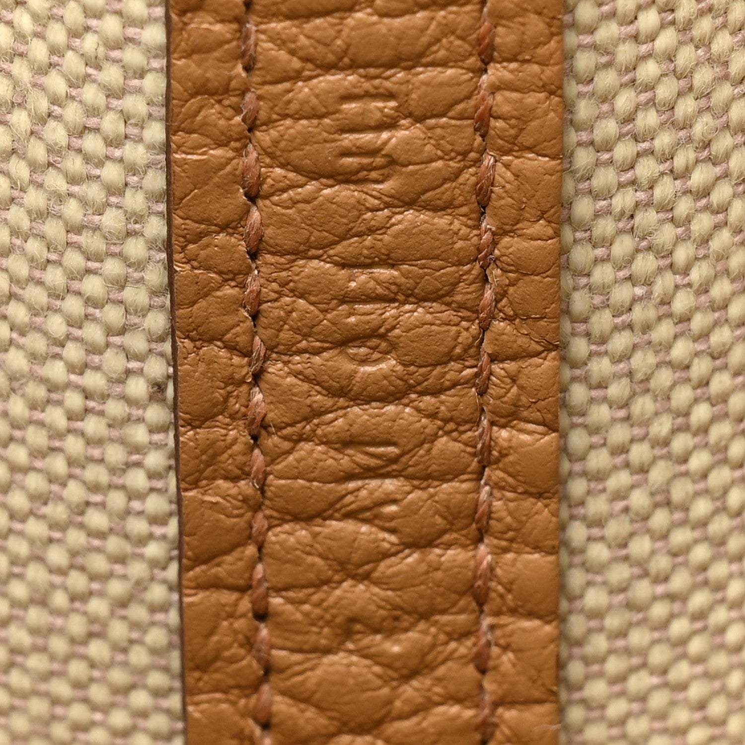 Hermes Toile Militaire Vache Country Garden Party 30 TPM Tote Beton Biscuit 7 of 13