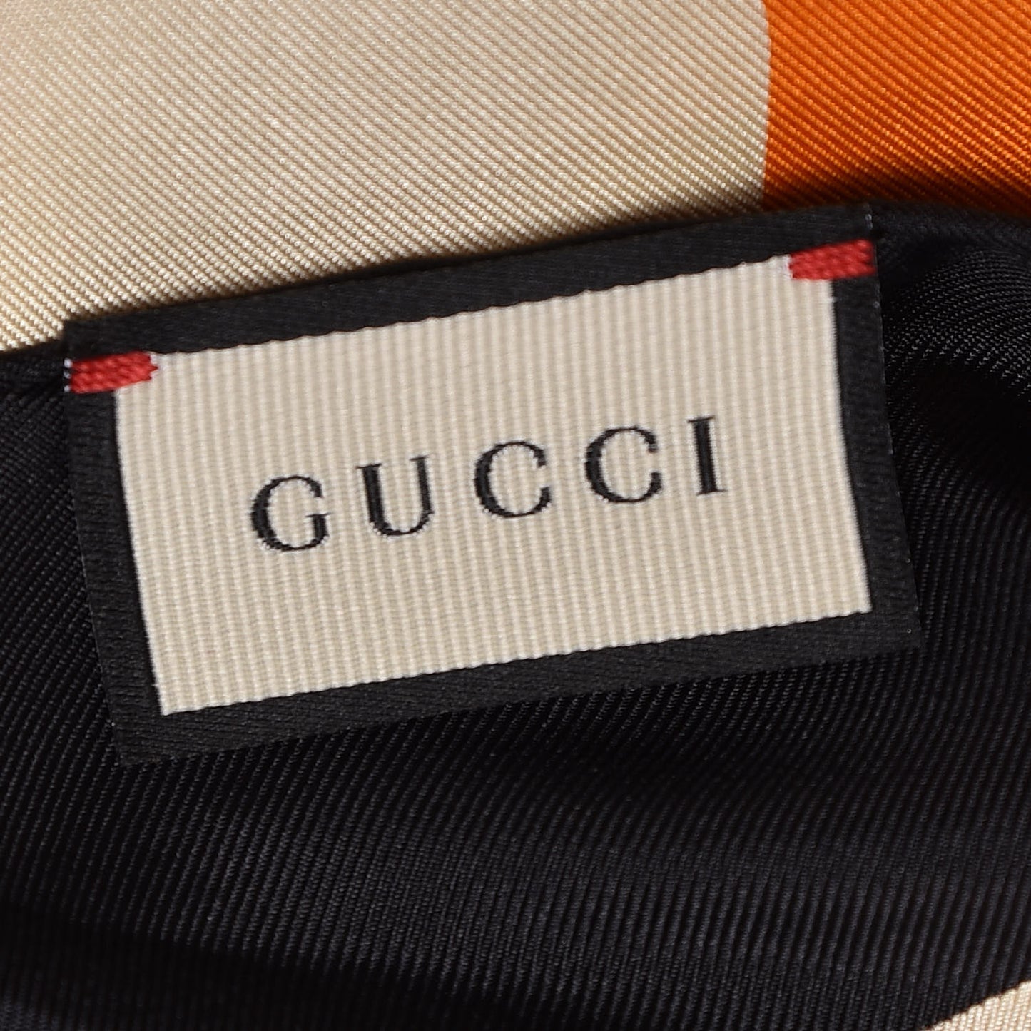 Silk Gucci Multiworld Square Scarf Ivory Multicolor