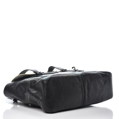 3.1 Phillip Lim 3.1 Textured Calfskin Colorblock Large Pashli Satchel Dark Teal 4 of 11
