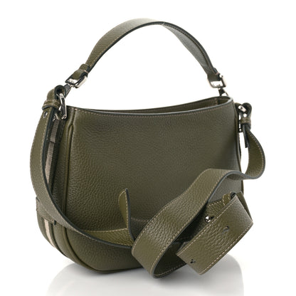Christian Dior Grained Calfskin Mini Soft Saddle Bag Olive 2 of 8