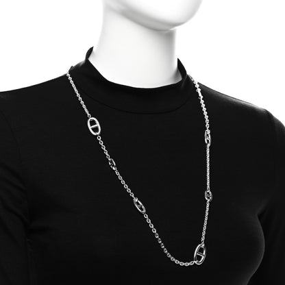 Hermes Sterling Silver Farandole Necklace 80 2 of 6