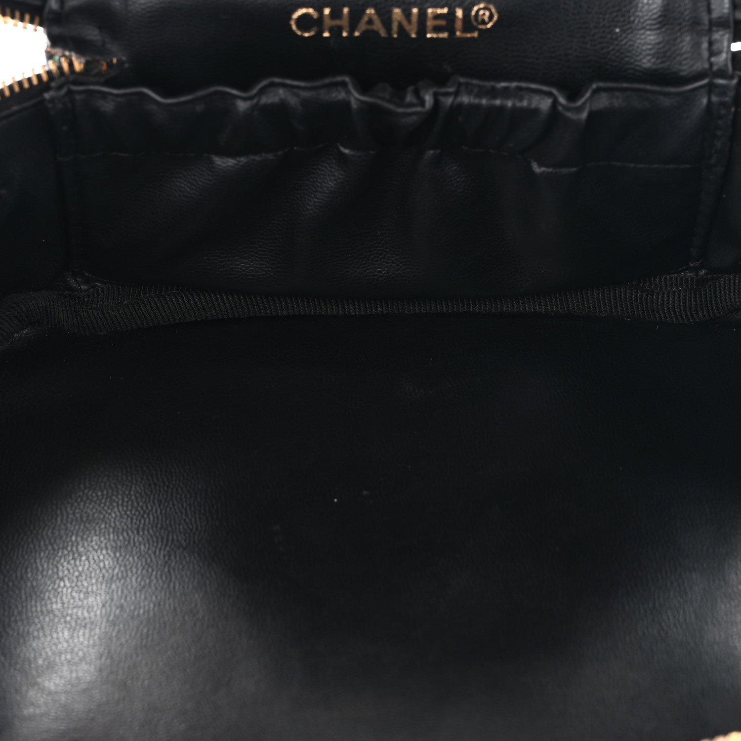 Chanel Patent Vanity Cosmetic Case Black 5 of 12