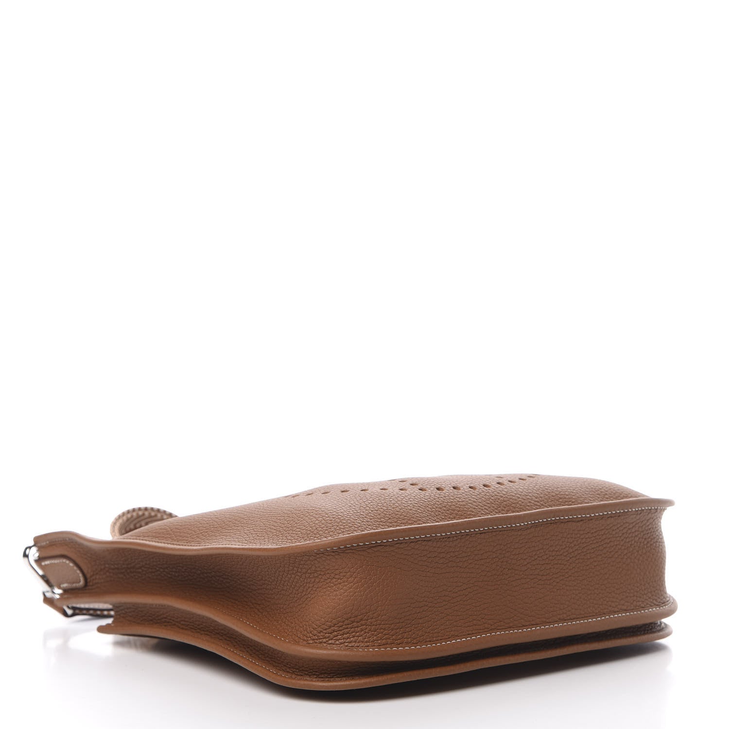 Hermes Taurillon Clemence Amazone Evelyne III PM Gold Ecru 3 of 9
