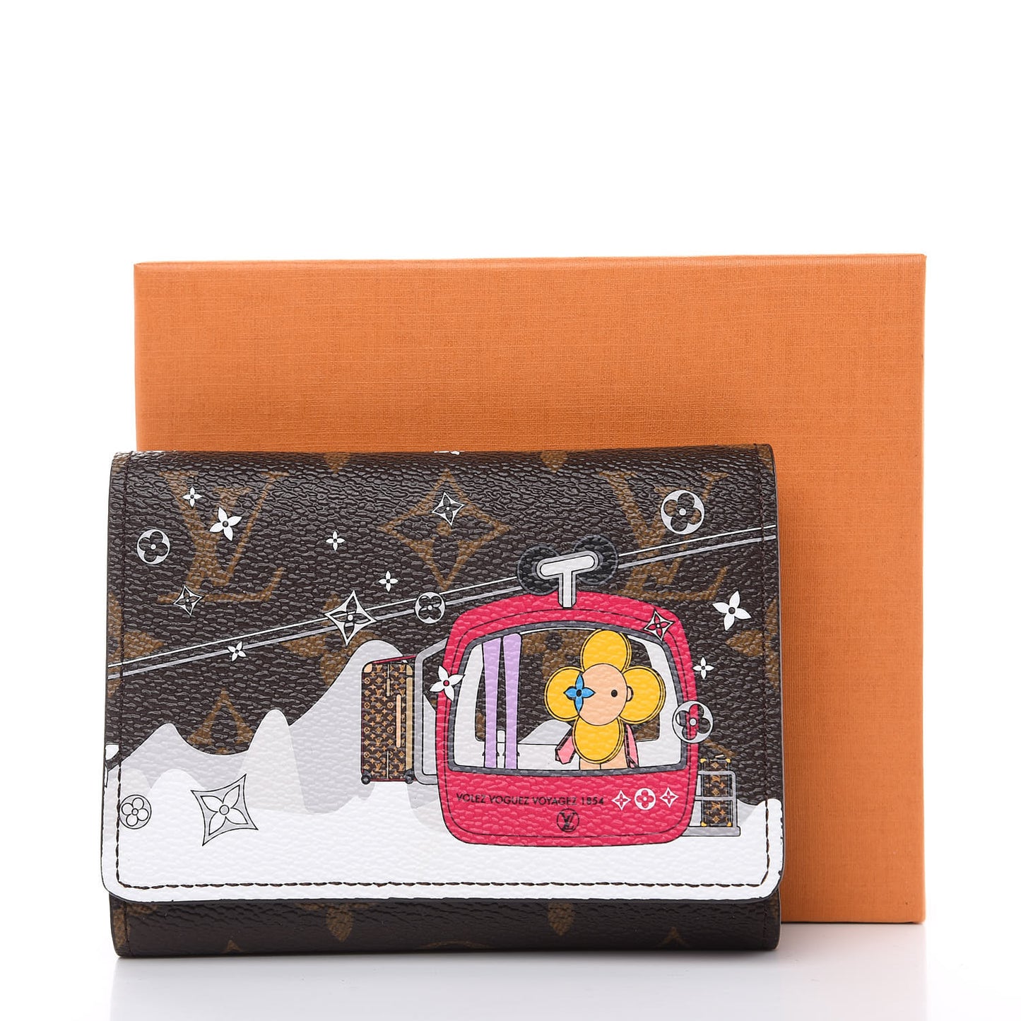 Monogram 2019 Christmas Animation Victorine Wallet Fuchsia