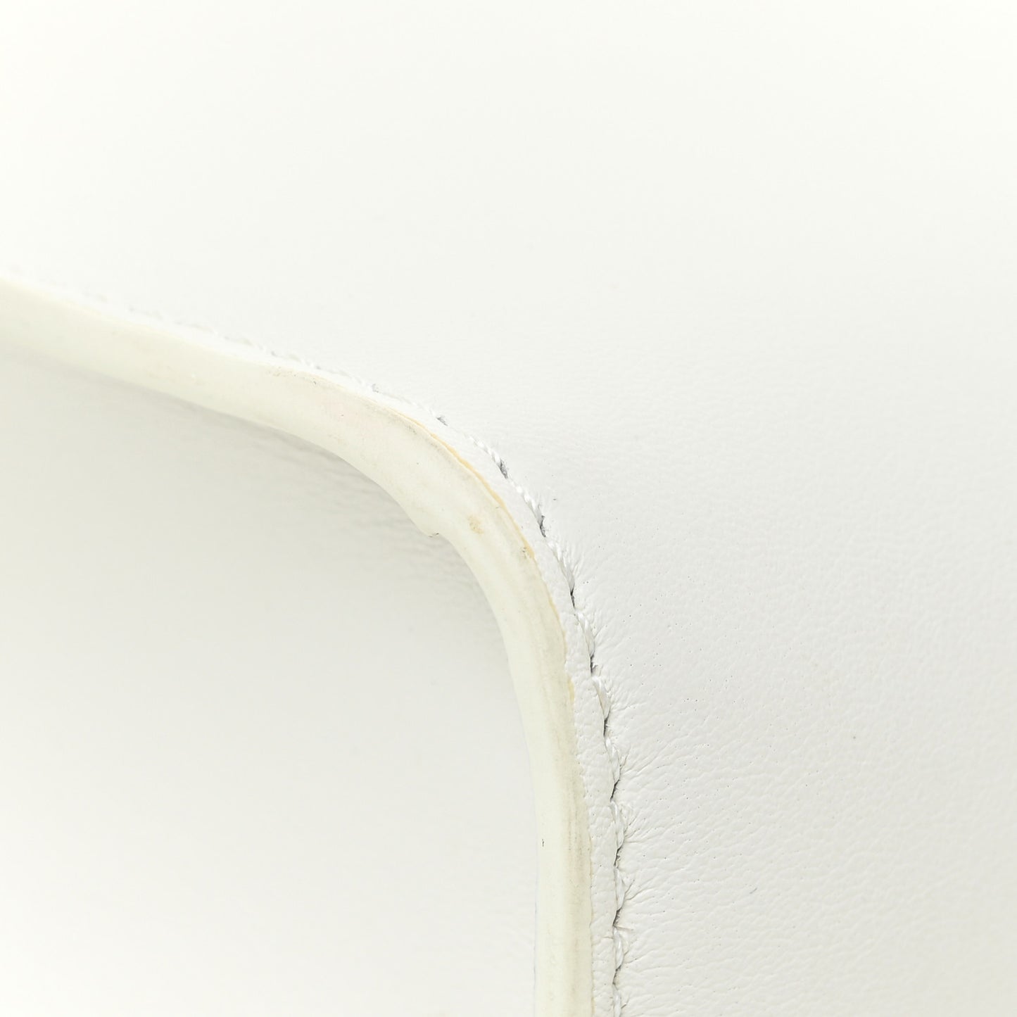 Smooth Calfskin Cuir Triomphe Shoulder Bag White