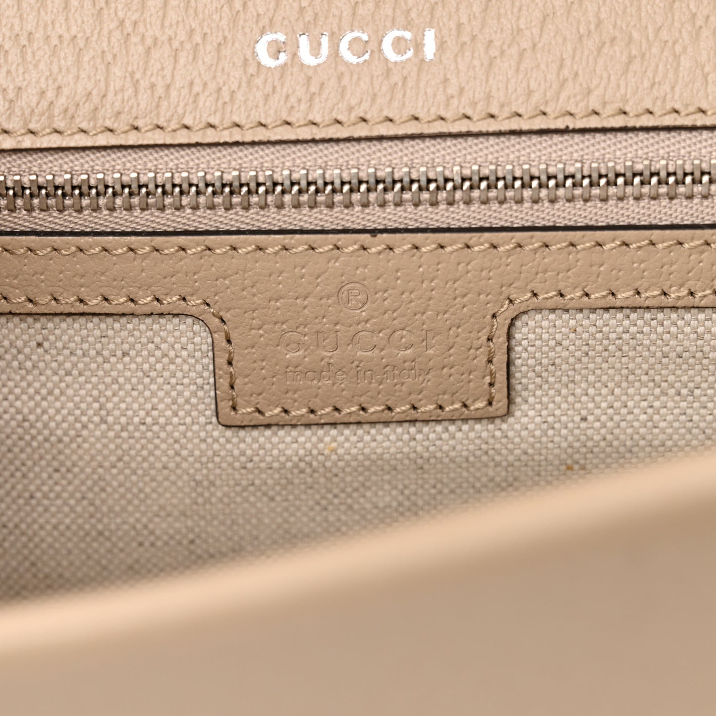 GG Supreme Monogram Textured Dollar Calfskin Dionysus Small Shoulder Bag Beige Mystic White Oatmeal
