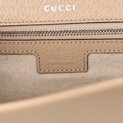 Gucci GG Supreme Monogram Textured Dollar Calfskin Dionysus Small Shoulder Bag Beige Mystic White Oatmeal 7 of 10