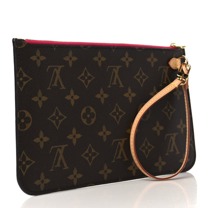 Louis Vuitton Monogram Neverfull MM GM Pochette Pivoine 3 of 6