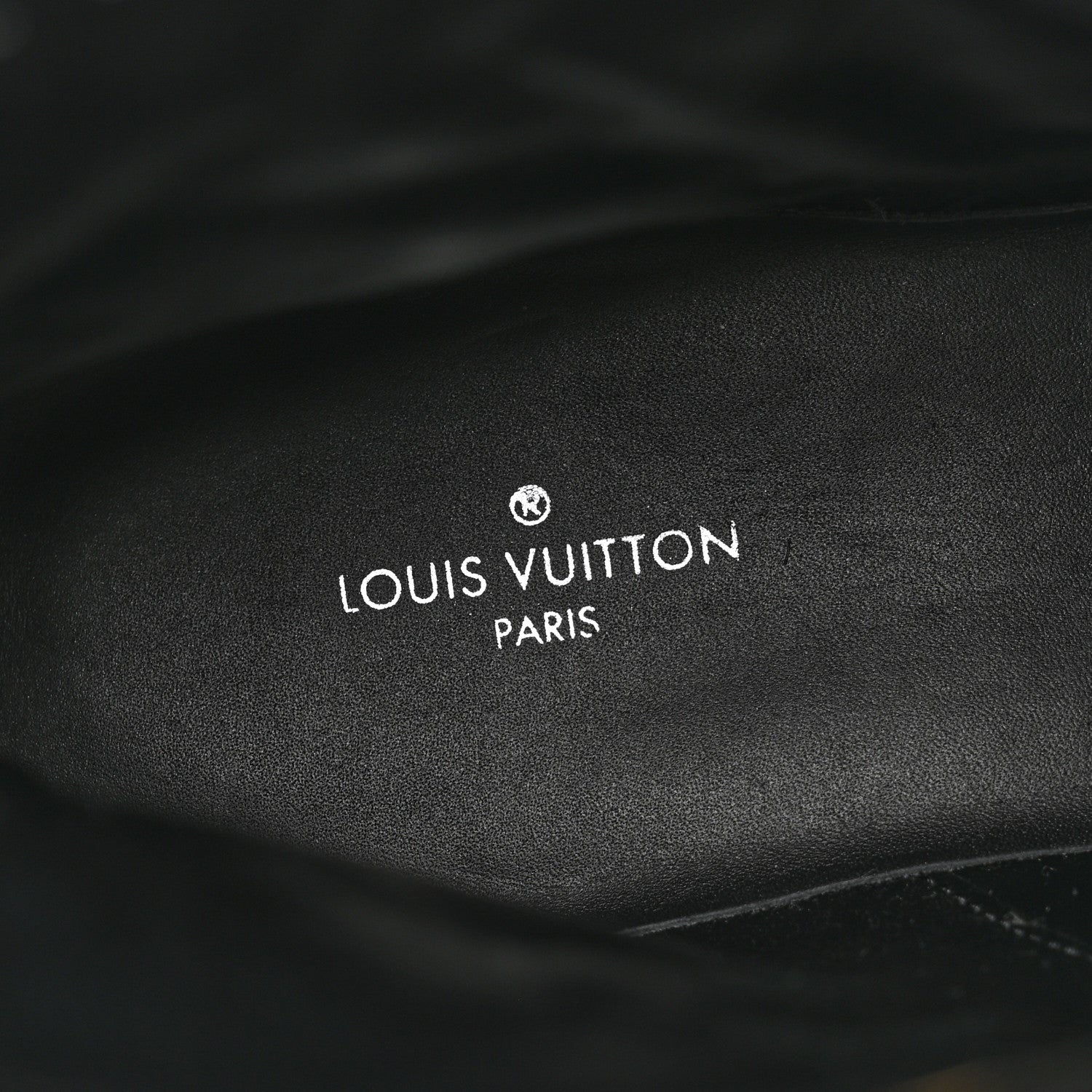 Louis Vuitton Calfskin Embossed Wonderland Ranger Boots 37 Black 7 of 8