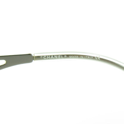 Chanel Crystal CC Logo Sunglasses Silver 6 of 6
