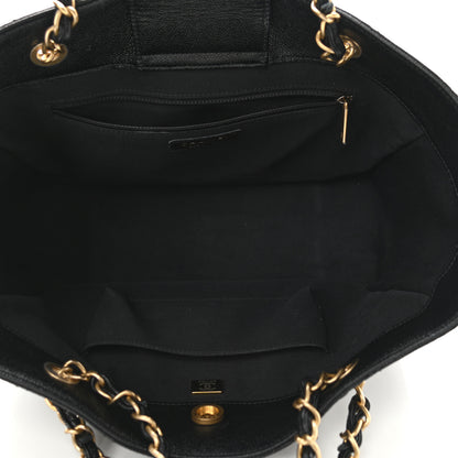 Chanel Caviar Quilted Small Shopping Tote Black 4 of 10