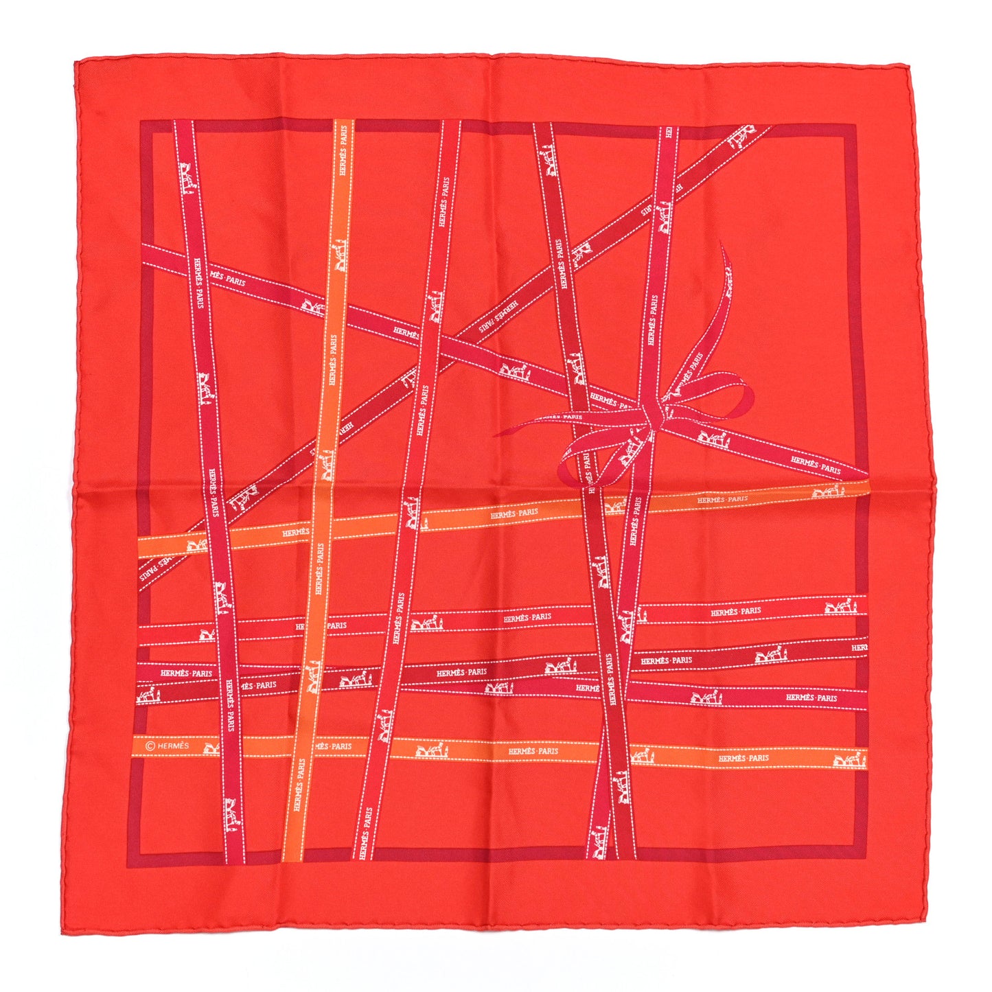 Silk Bolduc Pocket Square Scarf