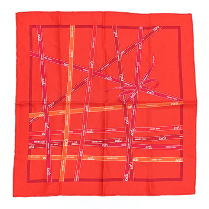 Hermes Silk Bolduc Pocket Square Scarf 1 of 4
