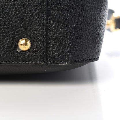 Fendi Cuoio Romano Selleria Medium FF Tote Black 12 of 14