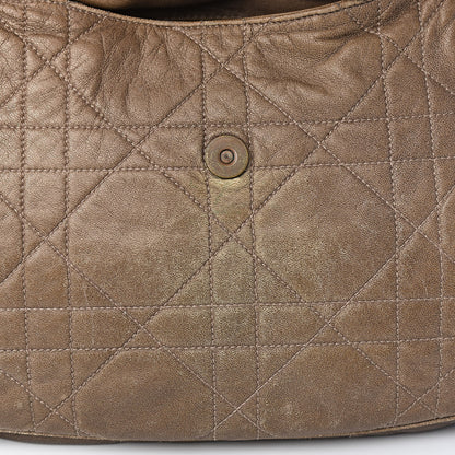 Christian Dior Lambskin Cannage Shoulder Bag Bronze 9 of 17