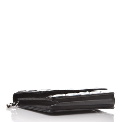 Chanel Lambskin Quilted Wallet On Chain WOC Black 4 of 11