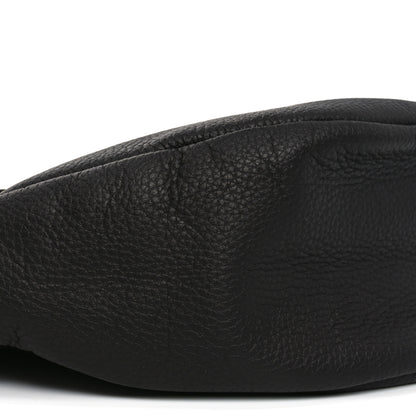 The Row Grained Calfskin Small Slouchy Banana Bag Dark Brown 9 of 10