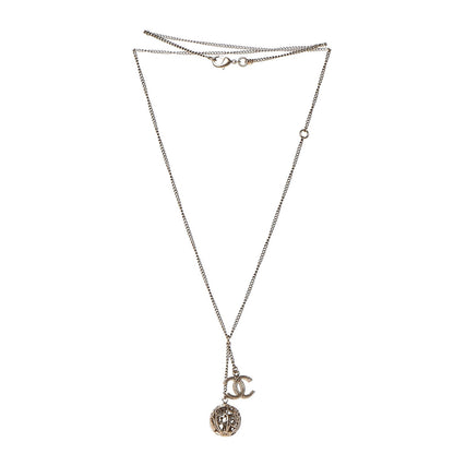 Chanel CC Pendant Necklace Gold 3 of 6