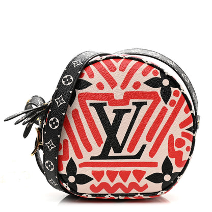 Louis Vuitton Monogram Giant Crafty Boite Chapeau Souple PM Creme Rouge Black 1 of 7