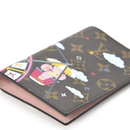 Louis Vuitton Monogram 2020 Christmas Animation Big Wheel Passport Cover Rose Ballerine 5 of 8