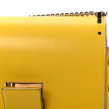 Jimmy Choo Spazzolato Lockett Petite Shoulder Bag Yellow 11 of 11