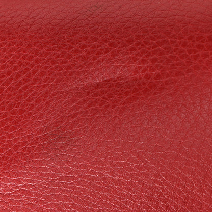 Valentino Garavani Pebbled Calfskin Medium Glam Lock Rockstud Flap Red 12 of 14