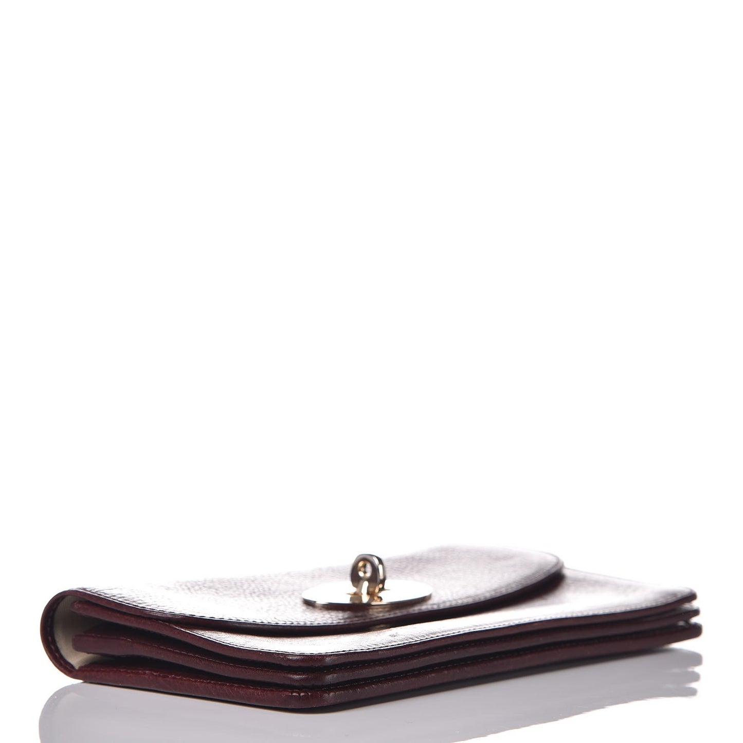 Grainy Leather Bayswater Wallet Oxblood