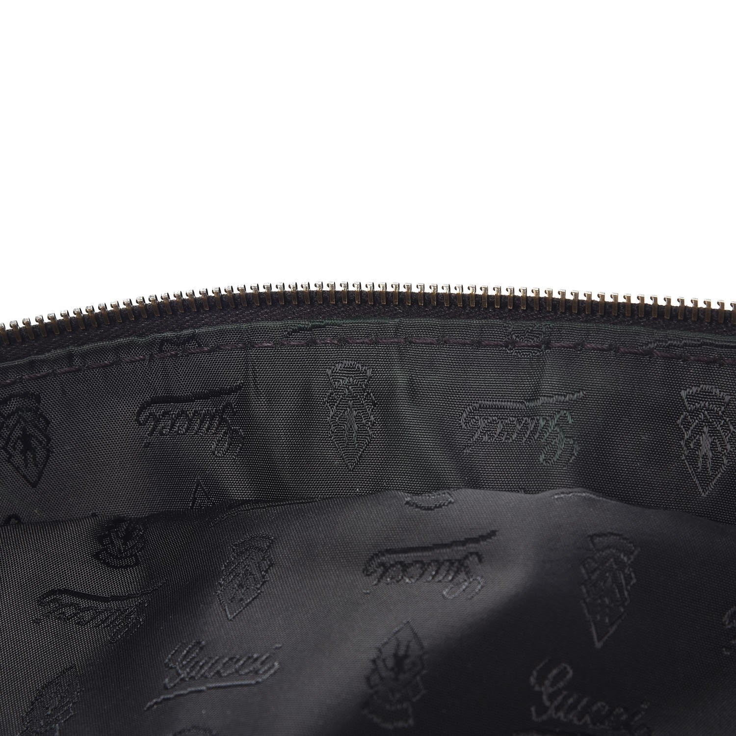 Gucci Calfskin Large Babouska Dome Satchel Dark Brown 8 of 13
