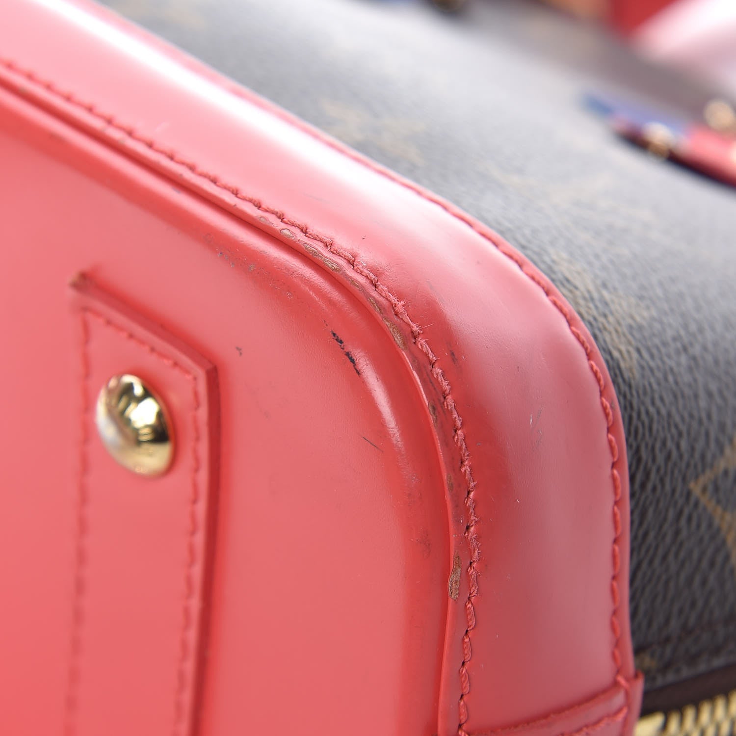 Louis Vuitton Monogram Totem Alma BB Flamingo 10 of 21