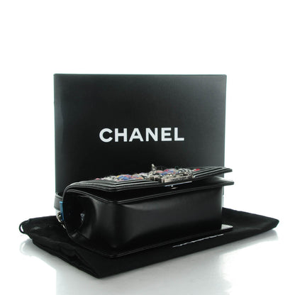 Chanel Tweed Lambskin Quilted Small Boy Flap Multicolor 4 of 7